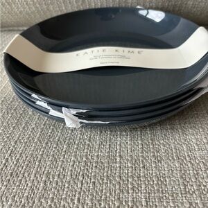 Katie Kime set of 4 Melamine Plates nwt